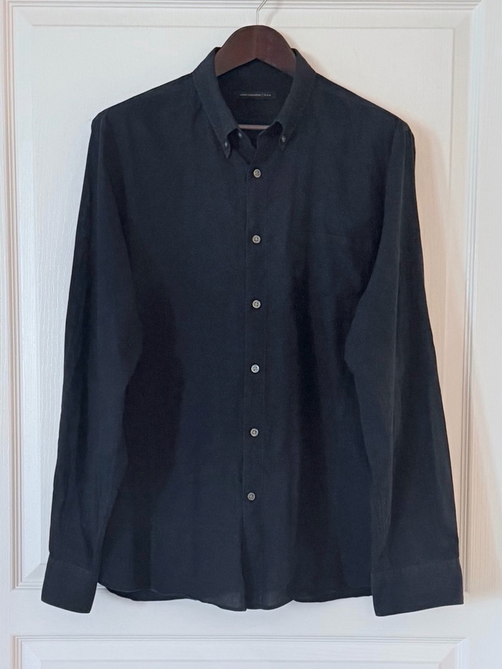 John Varvatos Navy Button-Down
Long Sleeve Shirt